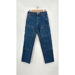 Ripton Mens Sport Utility Pant Performance Denim Carpenter Pants Blue 30x30